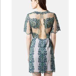 TopShop Lace Sheath Dress, Size 10